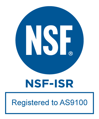NSF-ISR Registered to AS9100