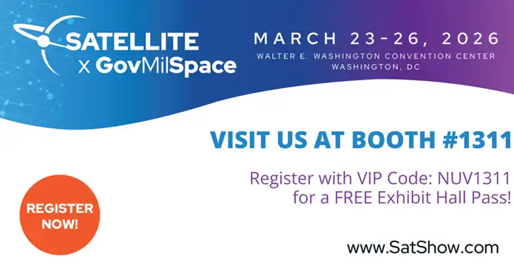 SatShow Week 2026 - Visit Nuvotronics at booth 1311